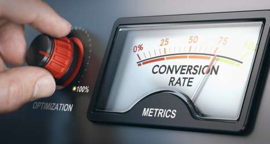a dial increasing the conversion rate setting on a soundboard