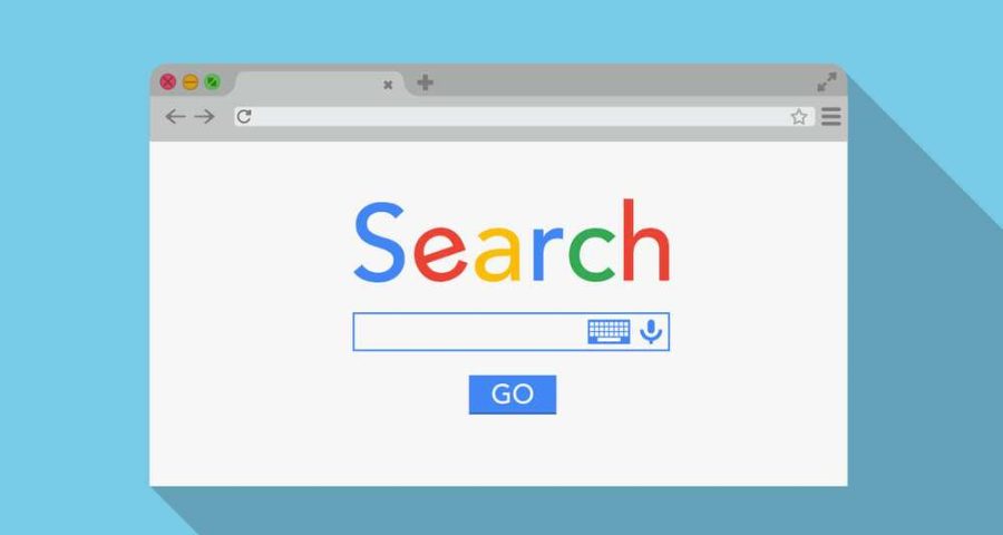 Search Bar with Google's Colors