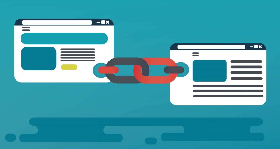 internal links on a website