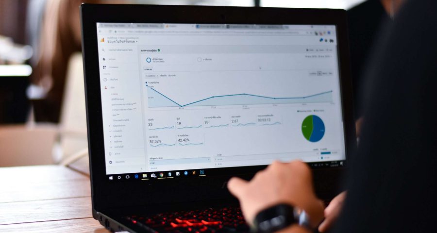 Computer showing Google Search Console