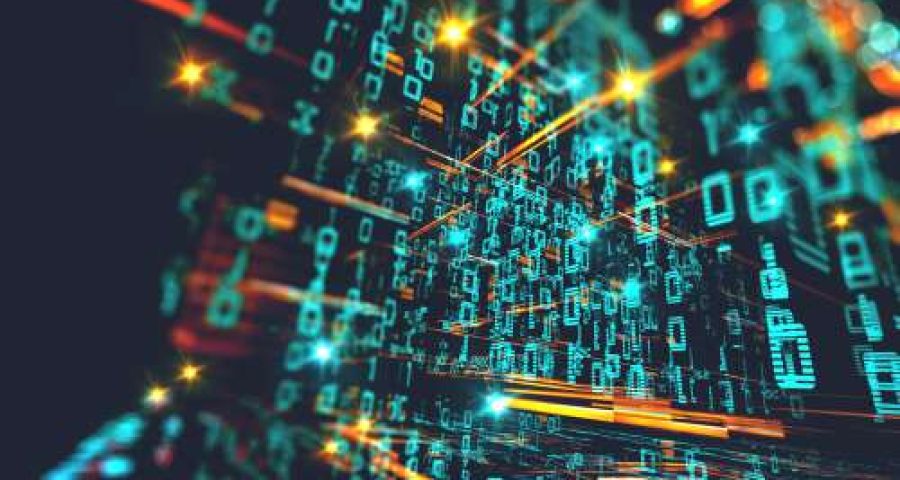 structured data abstract image