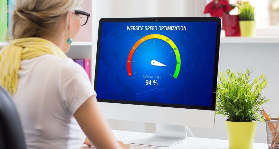 Business owner making wordpress site faster.