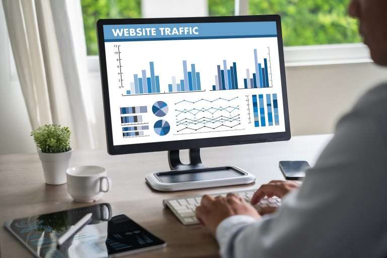 website analytic tracking on desktop
