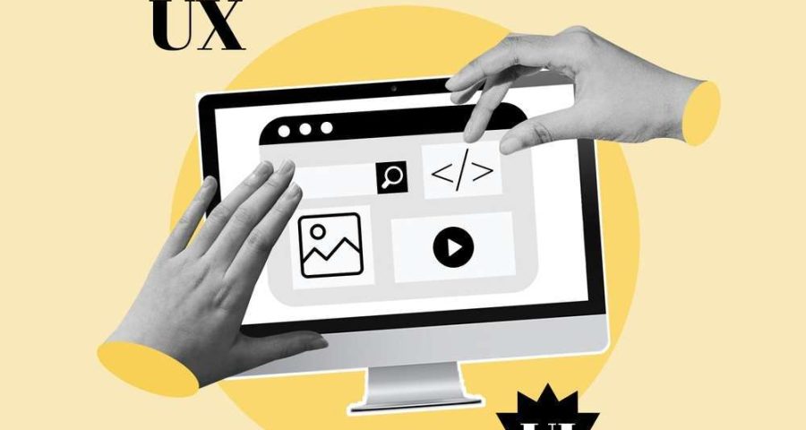 Human,Hands,,Working,On,Website,,Mobile,App,Design,,Ui,Ux