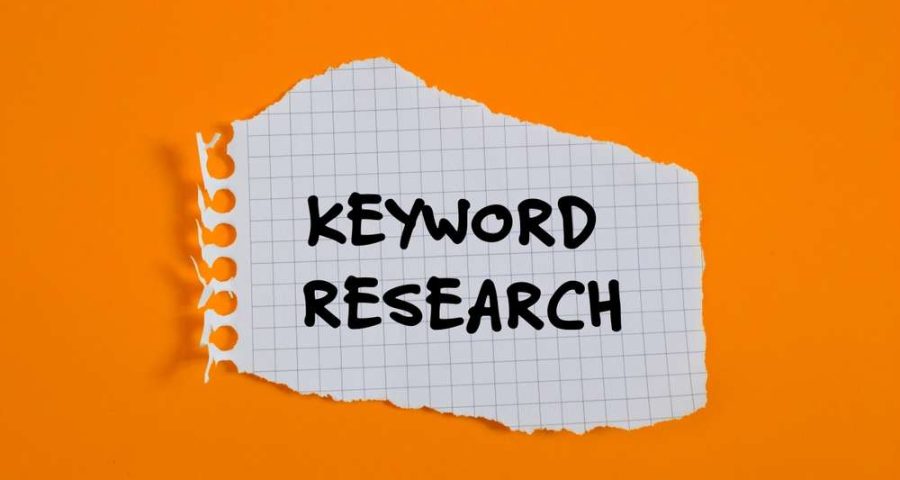 Keyword,Research,Words,Written,On,Torn,Paper,Piece,With,Orange