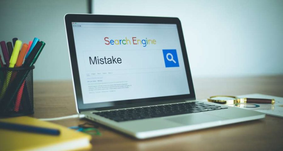Search,Engine,Concept:,Searching,Mistake,On,Internet