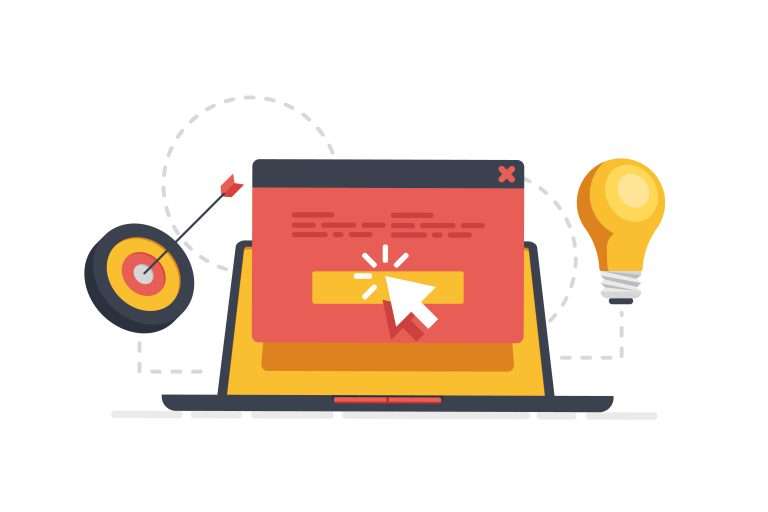 website pop up screen